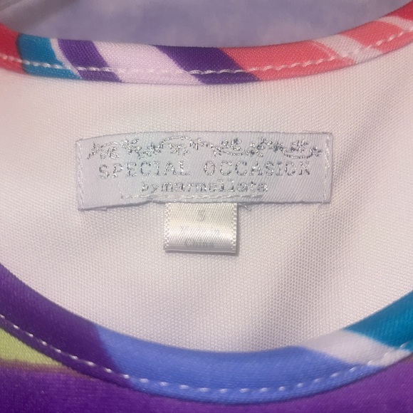 🌺NWT Girls dress w/red belt—-Special Occasion by Marmellata-size 5 - Picture 5 of 7